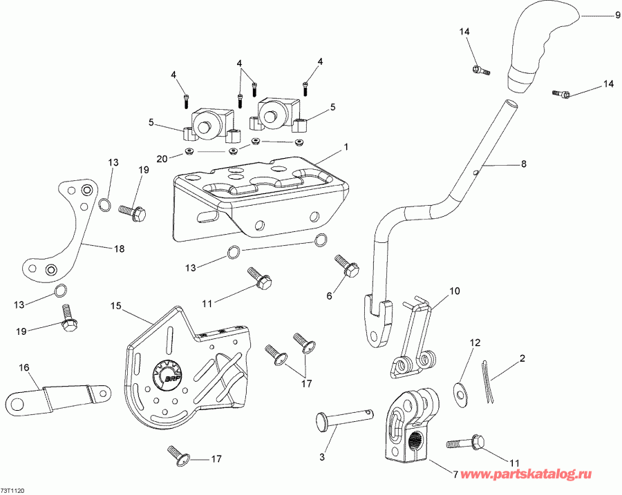 ATV BRP - Shift Lever