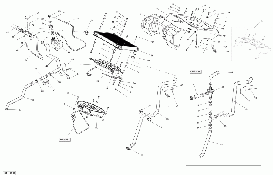 ATV  Outlander 1000EFI XMR, 2014  -  System