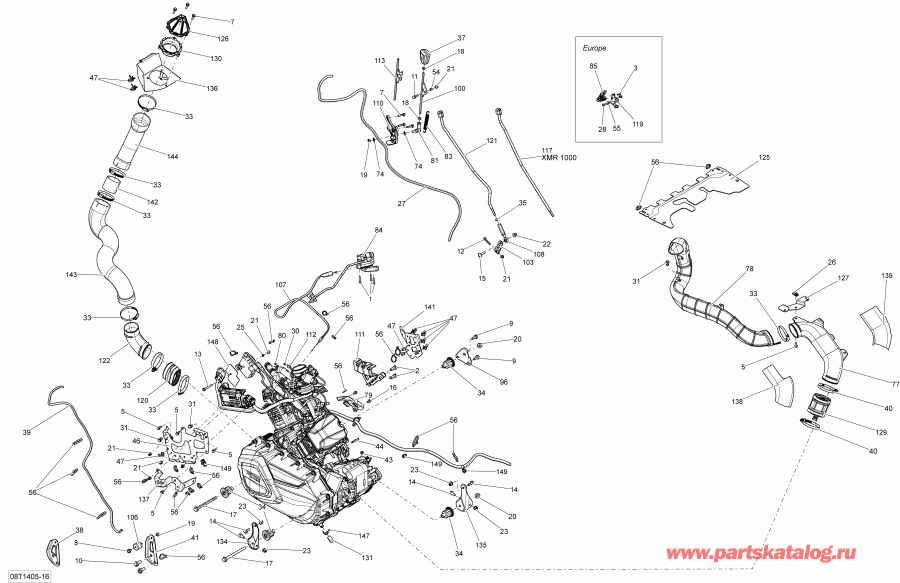 ATV  Outlander 1000EFI XMR, 2014 ������ - Engine