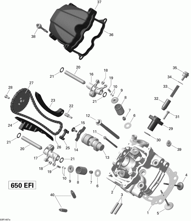    Outlander 650EFI XMR, 2014 -   , Front