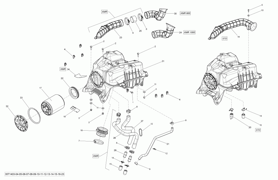   Outlander 6x6 (International & T3), 2014 - 35t1423