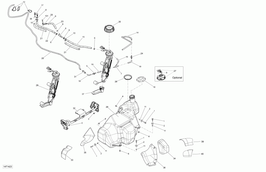 ���������� BRP Outlander 6x6 (International & T3), 2014 ������ - 14t1423