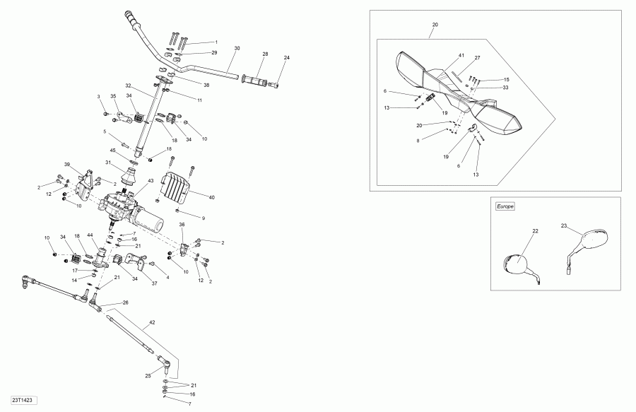 Bombardier Outlander 6x6 (International & T3), 2014 - 23t1423