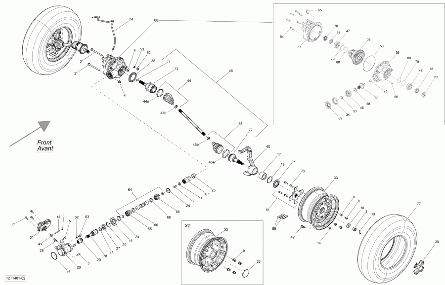 ���������� BRP - Drive System, Front