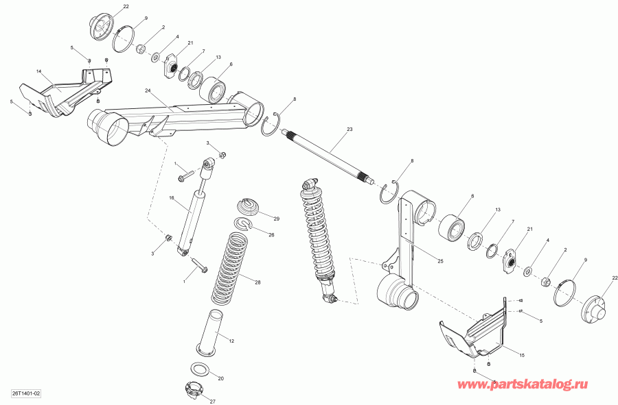 ������������ Bombardier Outlander Max 400 EFI, STD, XT, 2014 - ������ ��������