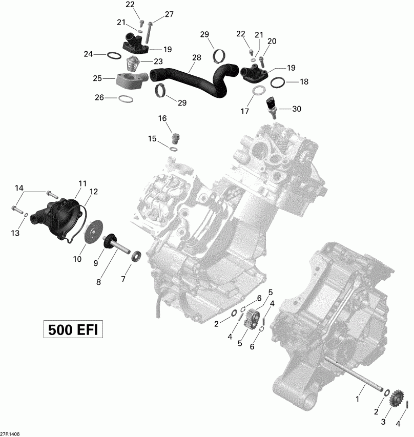 ATV Bombardier - Engine Cooling