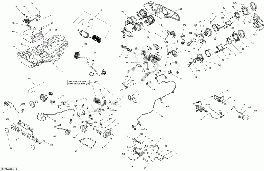 ATV   Renegade 1000 EFI STD, XXC, 2014 - Electrical System