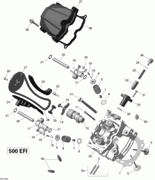 01-   , Front (01- Cylinder Head, Front)