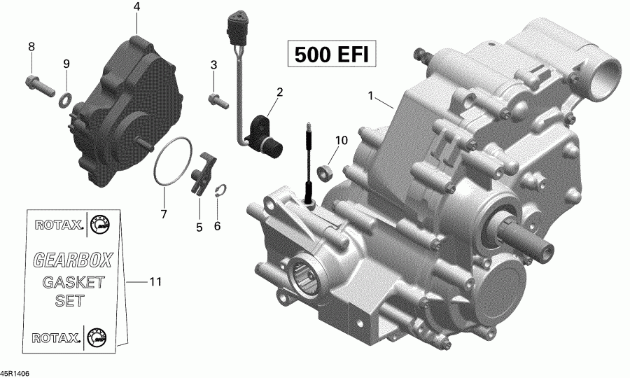  BRP  Renegade 500EFI STD, 2014 -  Box    4x4 