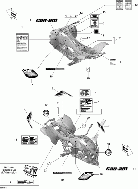 ATV  DS 450EFI STD, 2015 ������ - 32t1215