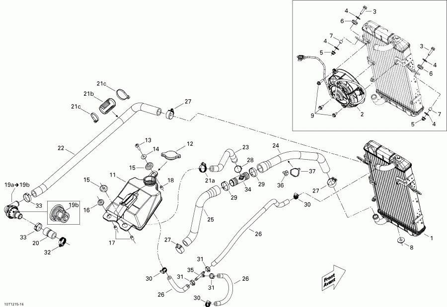   DS 450EFI Xxc, Xmx, 2015 - 10t1216