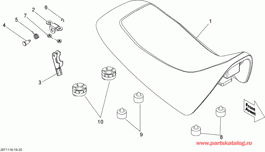 Bombardier DS 90 Mini, 2015 - Seat