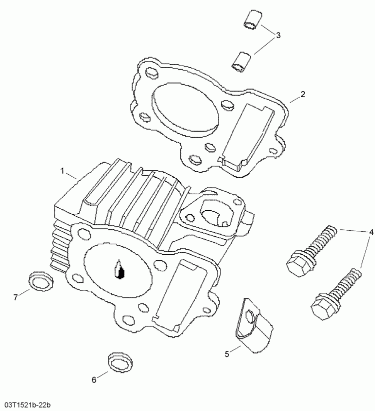 ATV  DS 90 X Mini, 2015 - Cylinder