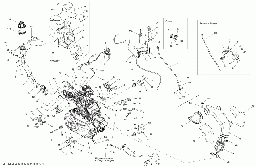  BRP  Outlander 1000 EFI, 2015 - 08t1510