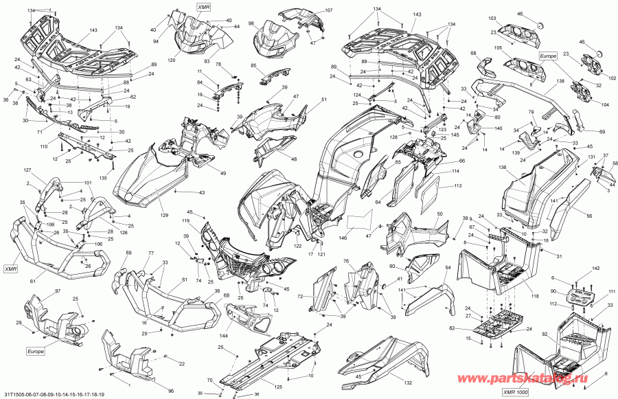 ������������  Outlander 1000 EFI, 2015 - 31t1510