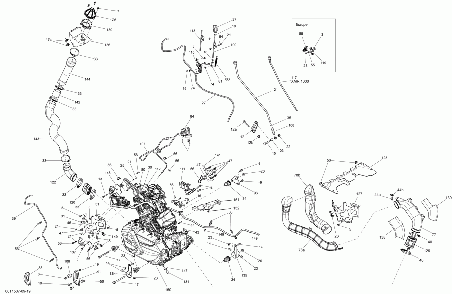 ����������  Outlander 1000 EFI Xmr, 2015 ������ - 08t1519