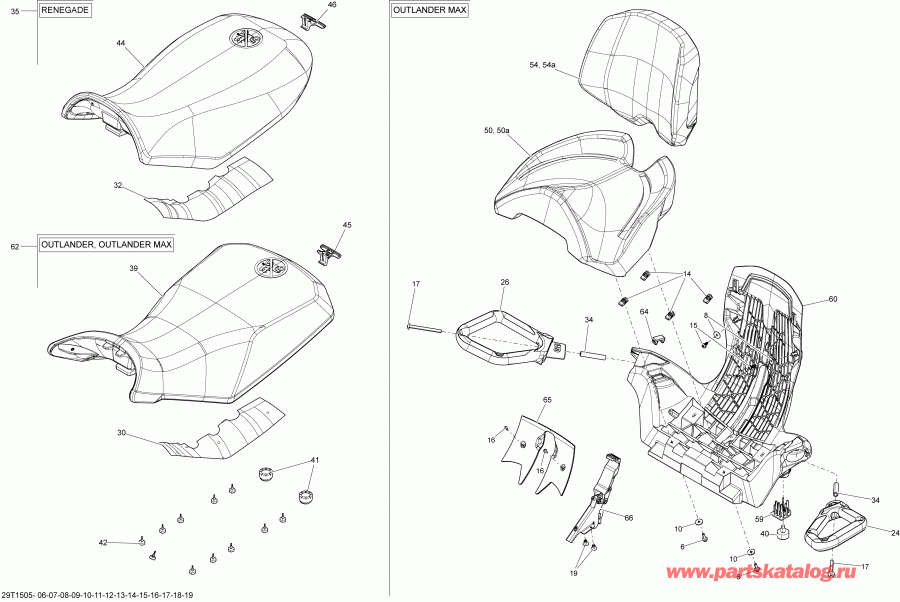 ATV   Outlander 1000 EFI Xmr, 2015 - 29t1519