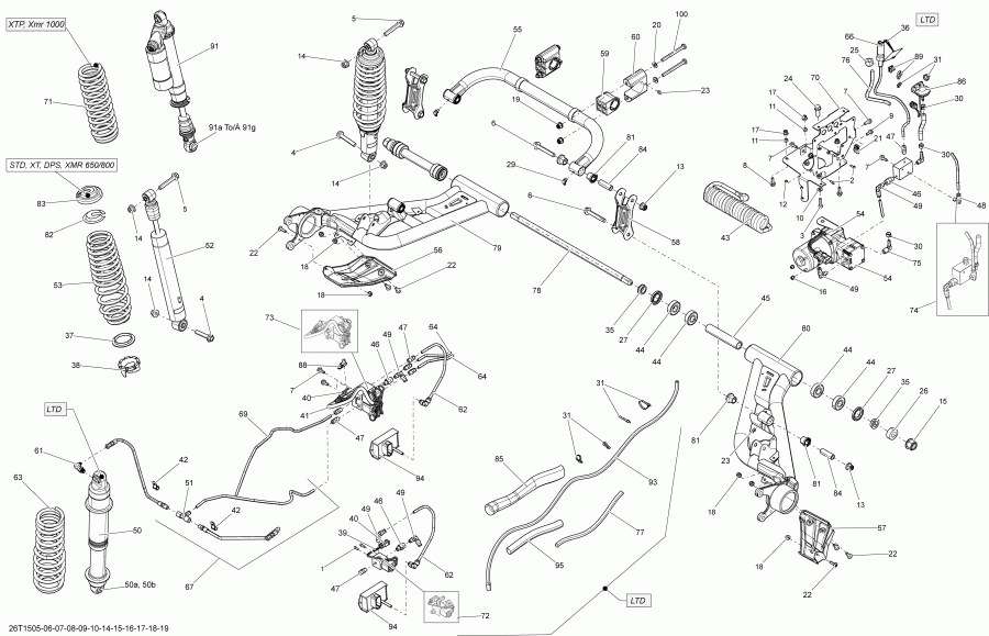  Outlander 500 EFI, 2015 - 26t1505