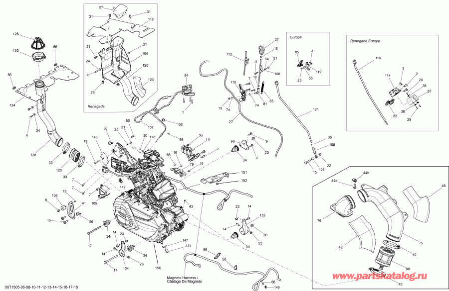 ATV BRP Outlander 650 EFI, 2015 ������ - 08t1506