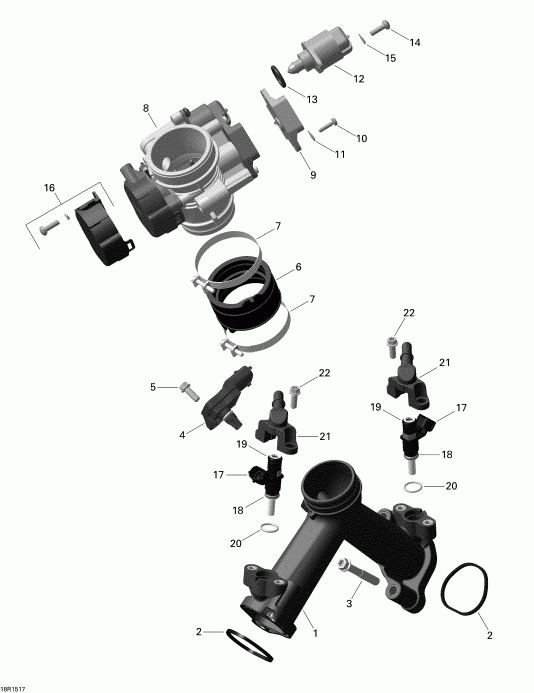 ���������� Bombardier Outlander 6X6 650 EFI, 2015 - 18r1517