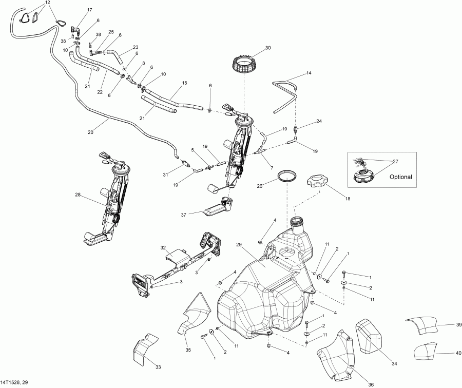 ATV BRP  Outlander 6X6 650 EFI, 2015 - 14t1528