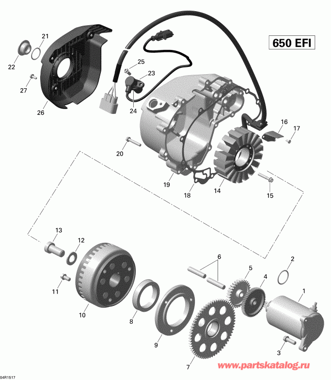  - Magneto And Electric Starter 04r1517