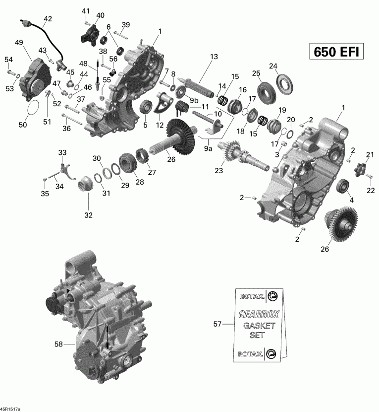 BRP Outlander 6X6 650 EFI, 2015 - 45r1517a