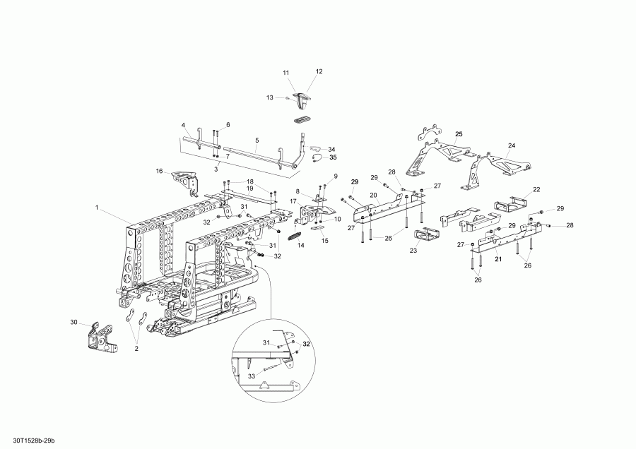 Outlander 6X6 650 EFI, 2015  - 30t1528b