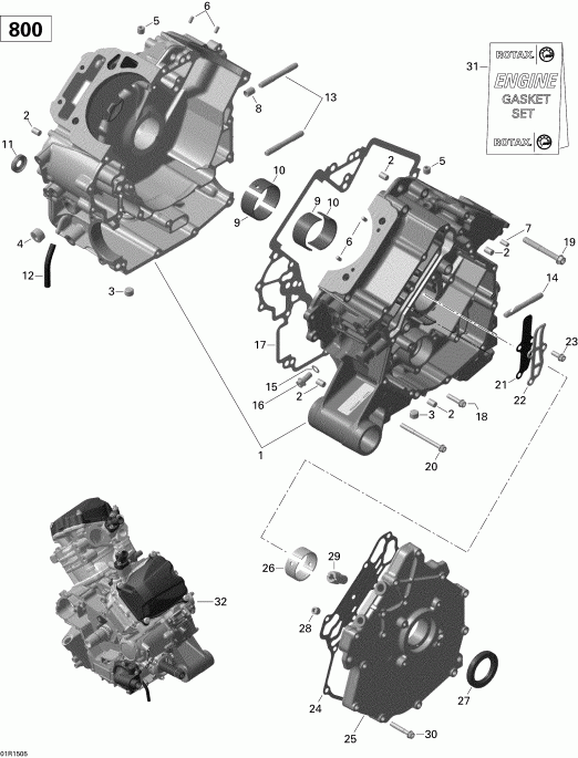 ATV   Outlander 800R EFI Xmr, 2015 - 01r1505