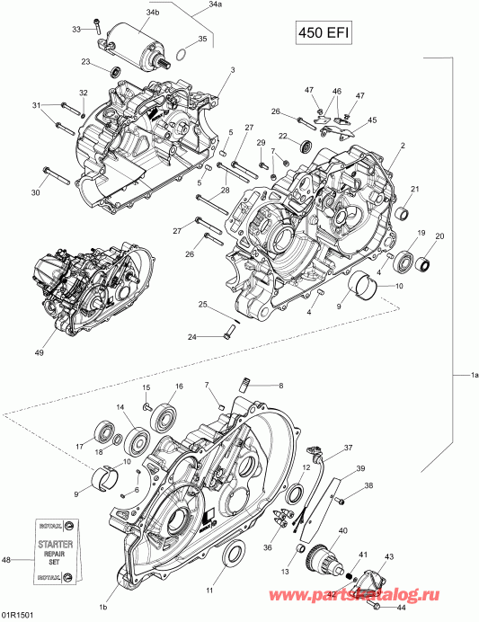 ATV BRP  Outlander L 450 EFI, 2015 - 01r1501