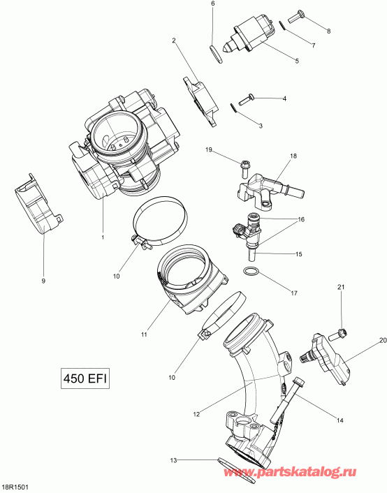 ATV  Outlander L 450 EFI, 2015 - 18r1501