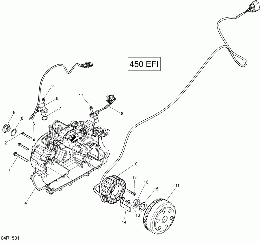 ATV  Outlander L 450 EFI, 2015 - 04r1501