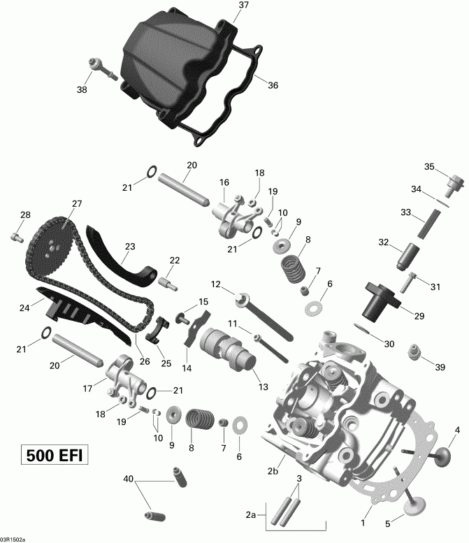   Outlander L 500 EFI, 2015 - 03r1502a