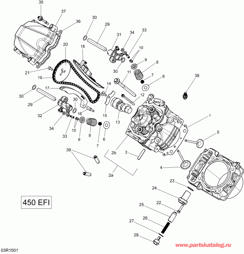 ������������  Outlander L MAX 450 EFI, 2015 ������ - 03r1501