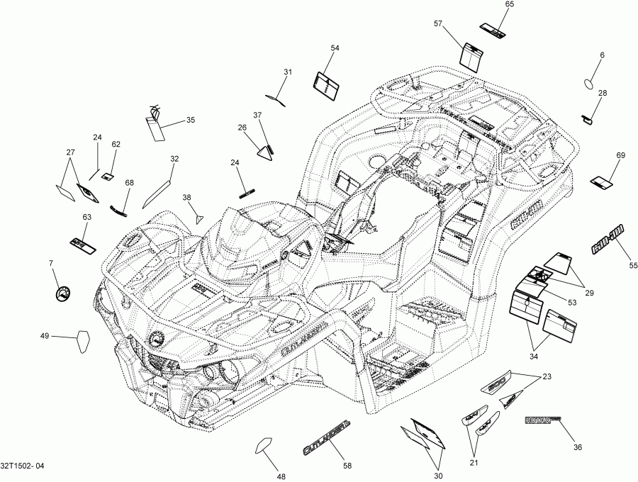    Outlander L MAX 450 EFI, 2015 - 32t1502