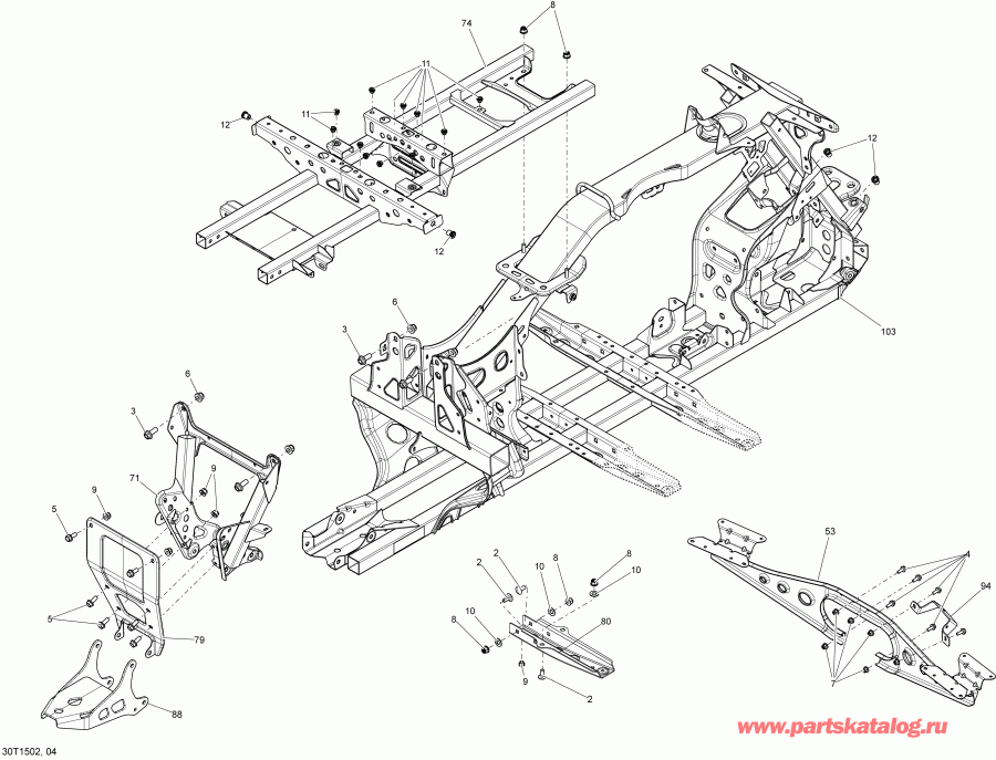 Bombardier Outlander L MAX 450 EFI, 2015  - 30t1502