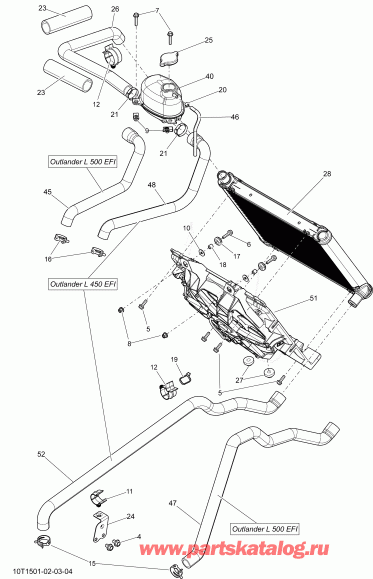    Outlander L MAX 500 EFI, 2015 - 10t1504