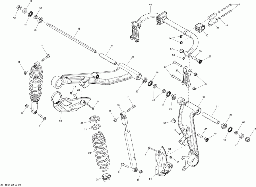 ATV  Outlander L MAX 500 EFI, 2015  - 26t1504