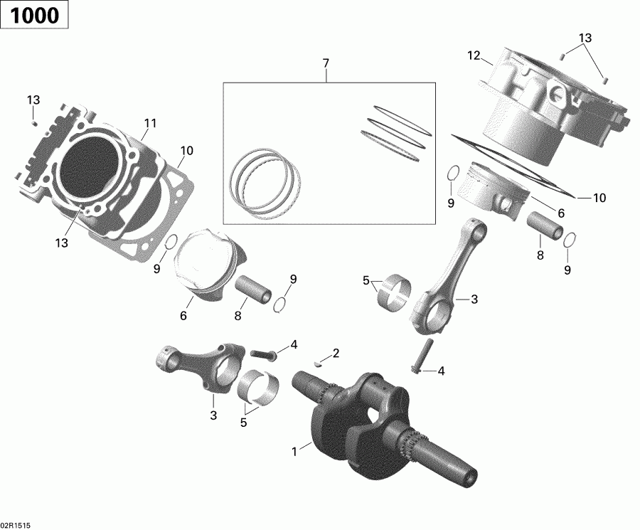  BRP Outlander MAX 1000 EFI, 2015  - 02r1515