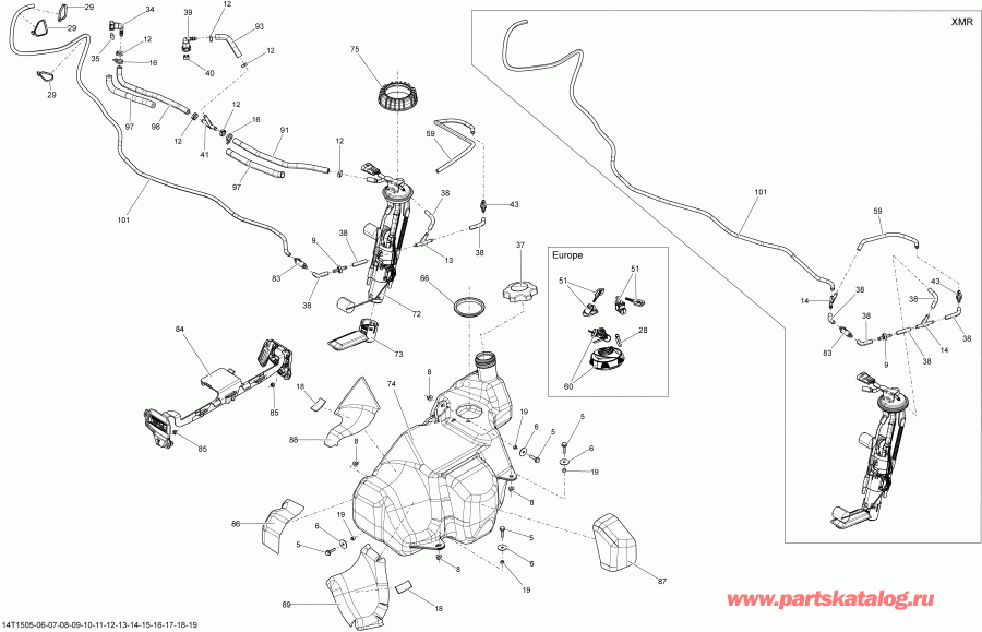 ����������  ������ Outlander MAX 1000 EFI, 2015 - 14t1517