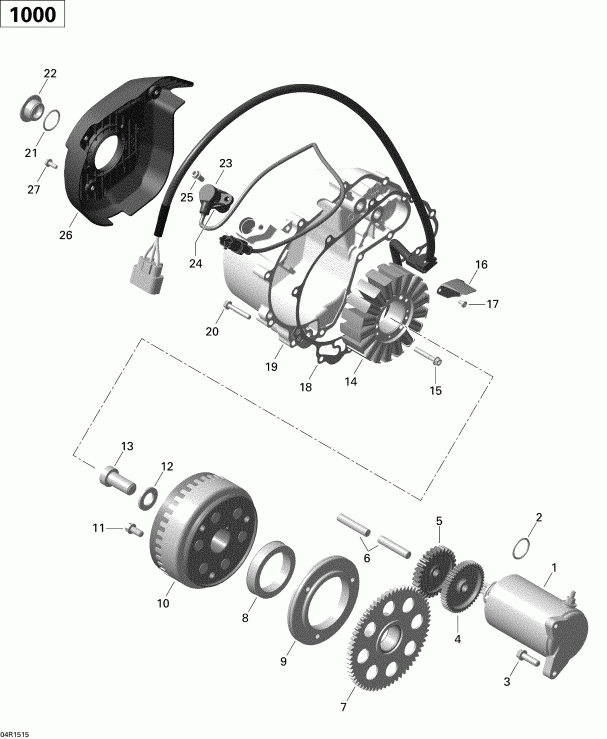  Outlander MAX 1000 EFI, 2015 - 04r1515