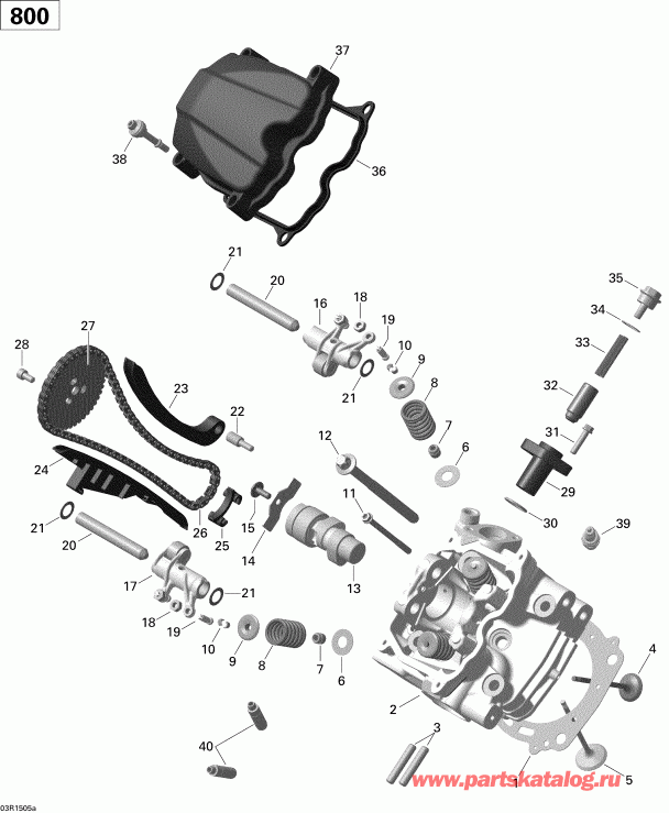  BRP Outlander MAX 800R EFI, 2015  - 03r1505a