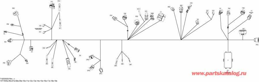 BRP Outlander MAX 800R EFI, 2015 ������ - 15t1516a