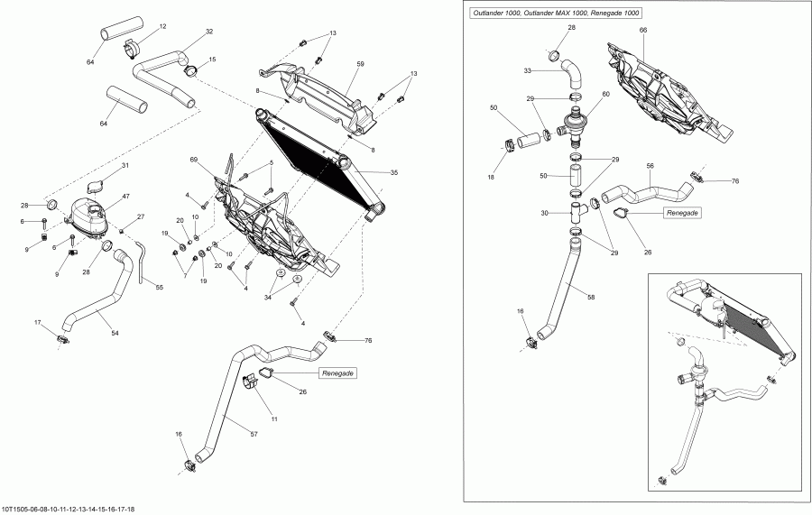  BRP Renegade 1000 EFI, 2015  - 10t1513