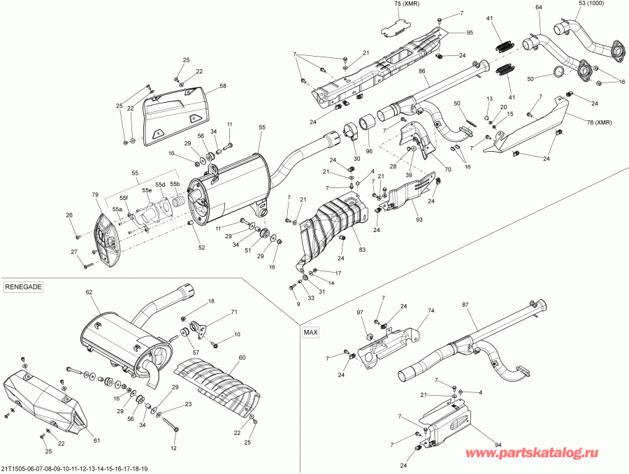 ������������ BRP Renegade 500 EFI, 2015 ������ - 21t1511