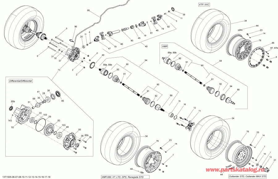 ������������ BRP Renegade 500 EFI, 2015 - 13t1511