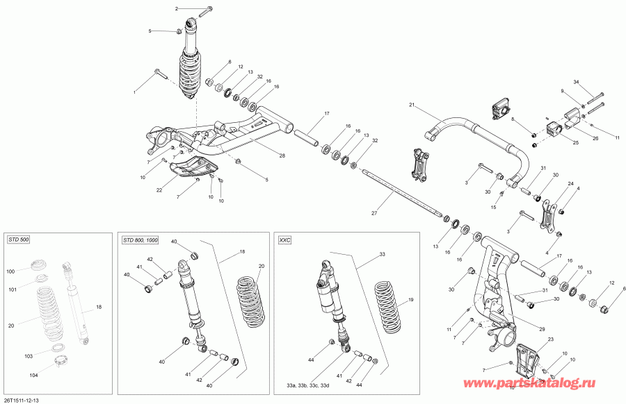���������� BRP Renegade 800R EFI, 2015 ������ - 26t1512