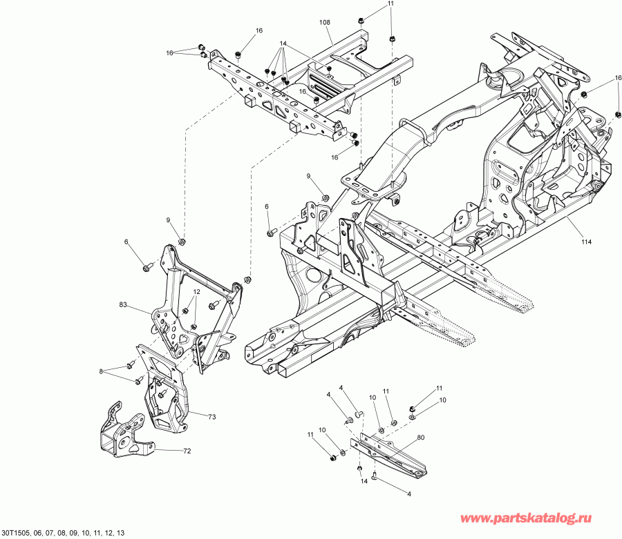  BRP Renegade 800R EFI, 2015  - 30t1512