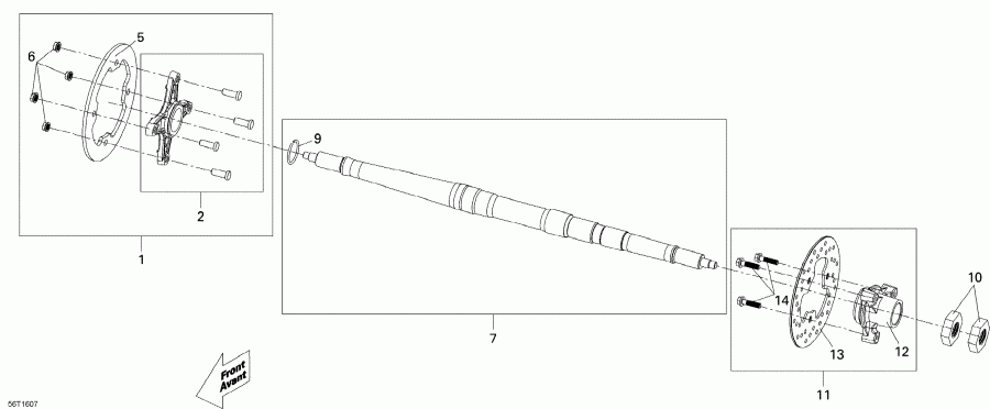   DS 250, 2016 - Drive Shaft
