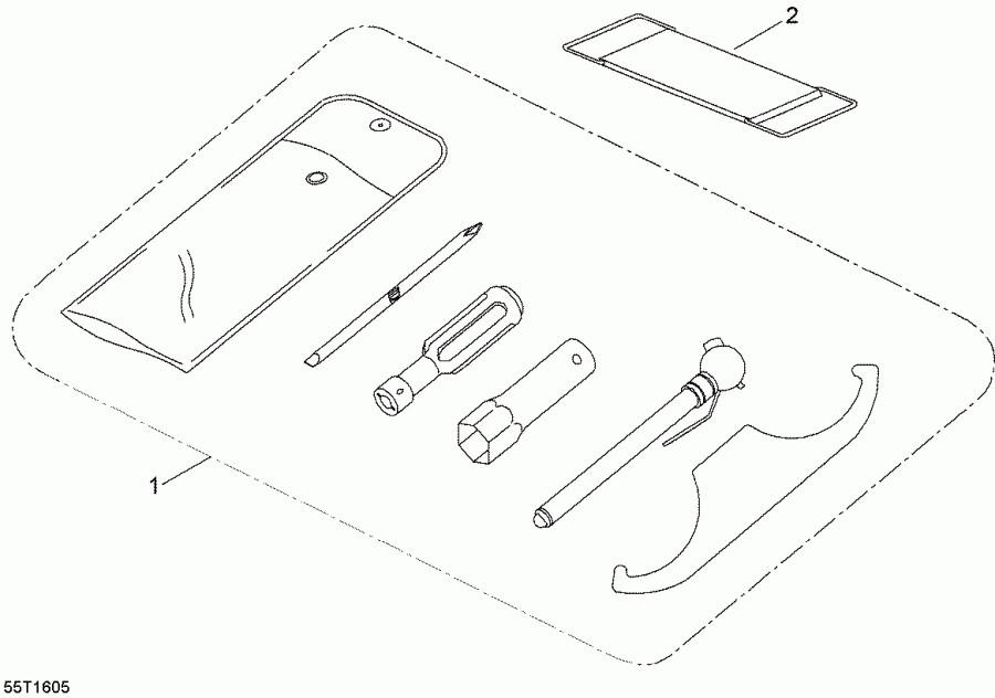 ������������ Bombardier DS 90, 2016 ������ - Tools